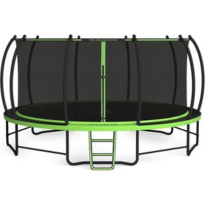 BCAN Recreational Trampoline with Enclosure for Kids Adults, ASTM Approved, Outdoor Trampolines with Ladder for Kids - 1 of 4