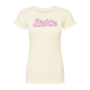 Women's - Barbie - Logo Retro-Juniors Fitted Graphic T-Shirt Fitted Graphic T-Shirt - 1 of 2