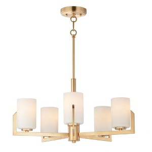 Maxim Lighting Dart 5 - Light Chandelier in  Satin Brass - 1 of 1
