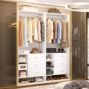 Besiost 30'' Closet Organizer with Wooden Drawers - 1 of 3