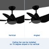 30"Ceiling Fans With Lights,Remote Control Fan With ABS Blade-The Pop Home - 3 of 4