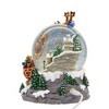 Kurt Adler Kurt Adler 120MM Battery-Operated Musical Santa and SLED Waterglobe - 4 of 4