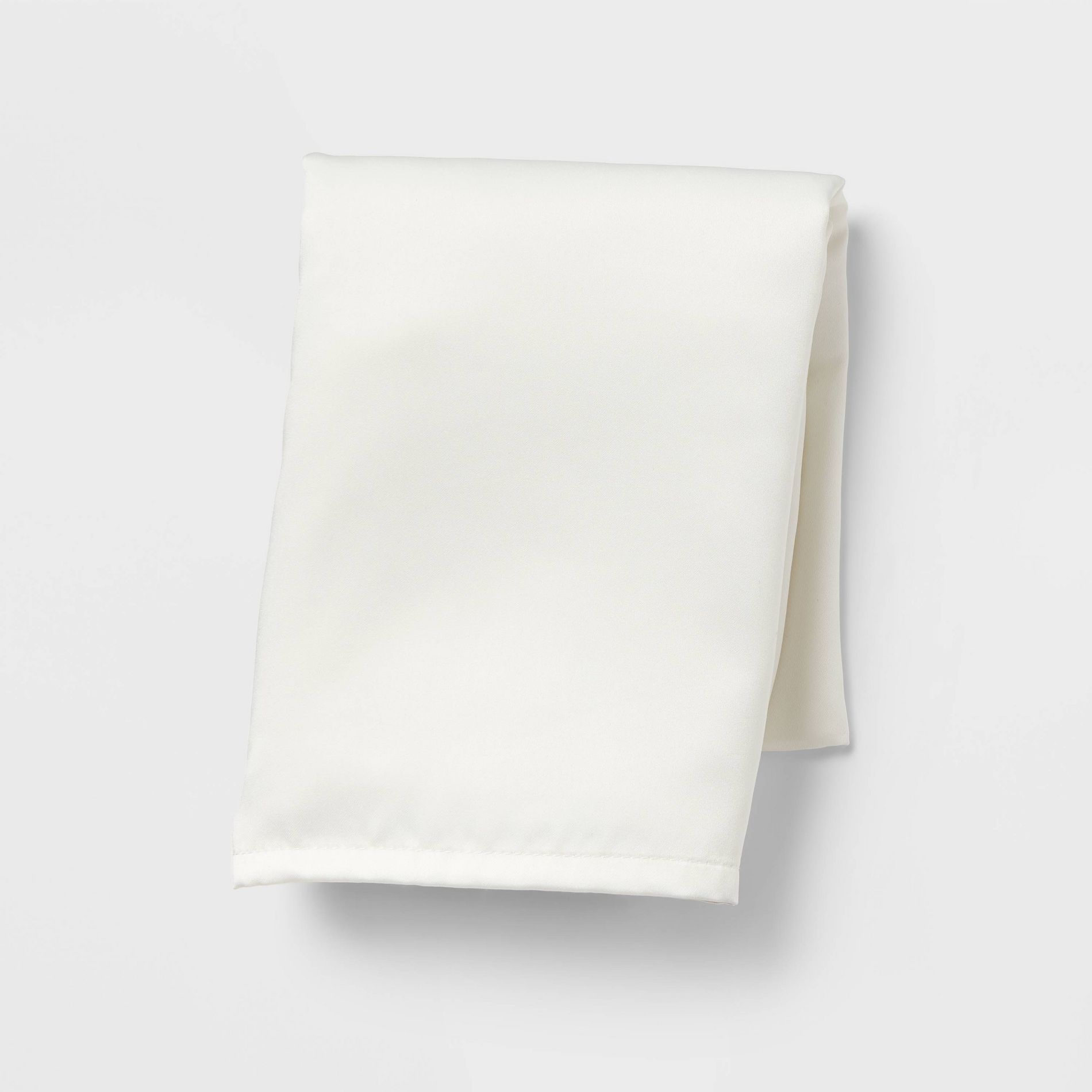 Standard Satin Pillowcase White - Room Essentials™