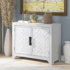Bella Depot 40''W Accent Cabinet with Adjustable Shelves - 3 of 4