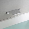 SUMERAIN Wall Mount Bathtub Faucet Waterfall Tub Filler Faucet Dual Handles, Chrome Finish - 4 of 4