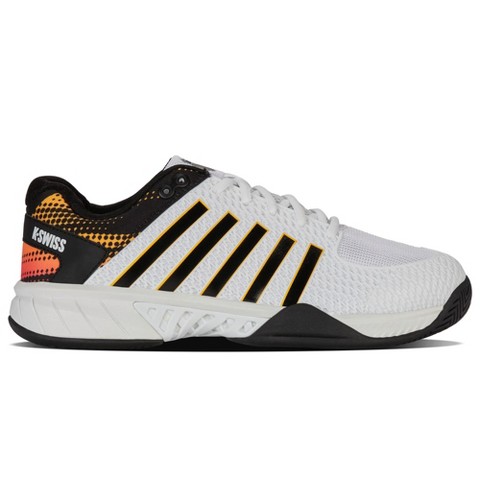 K-Swiss Men's Express Light 2E Pickleball Shoe (White/Daffodil)