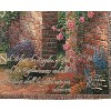Manual Woodworks and Weavers Thomas Kinkade Inspirational Throw Blanket, Rose Garden Design 50"x60" - 3 of 3