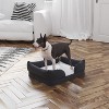 Emma and Oliver Comfy Orthopedic Memory Foam Dog Bed Bolstered Style with Zippered Washable Cover & Non-Slip Bottom - 4 of 4