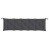 vidaXL Garden Bench Cushion Melange Anthracite 70.9"x19.7"x2.8" Fabric - 4 of 4