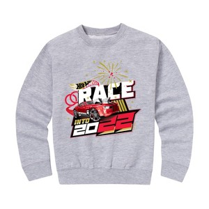 Boys' - Hot Wheels - Holiday Merchandise Graphic Long Sleeve Fleece Sweatshirt - 1 of 4