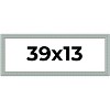 PosterPalooza | Panoramic Refined Blue Picture Frame - UV Acrylic, Foam Board Backing, Hanging Hardware - 2 of 4