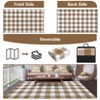 Outdoor Rug Waterproof Black And White Large Outdoor Rug - 3 of 4