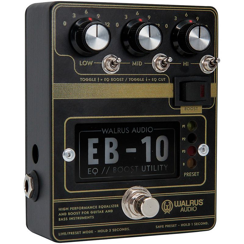 Walrus Audio EB-10 Preamp/EQ/Boost Effects Pedal, 2 of 5