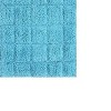 Knightsbridge Summer Tile 220 GSF Non Skid Back Bath Rug Set - 2- Piece - 17x24 and 21x34", Aqua - 3 of 4