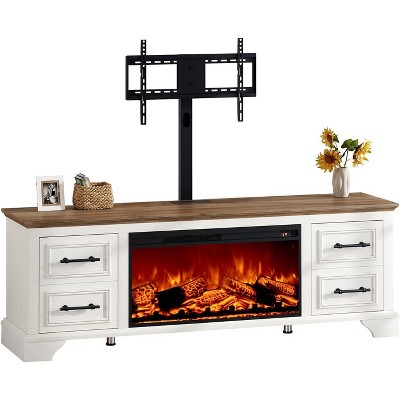 AMERLIFE 70" Fireplace TV Stand with Mount