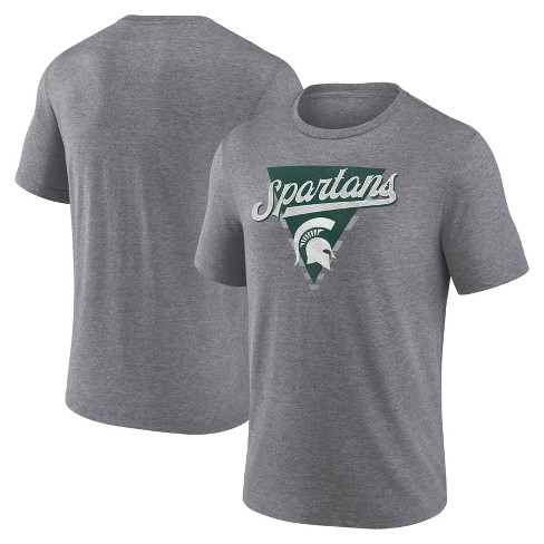 Ncaa Michigan State Spartans Men's Gray Triblend T-shirt - S : Target