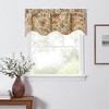 Ellis Curtain Regency Scallop Shaped 3" Rod Pocket Valances for Windows 50" x1 5" Antique - 2 of 4