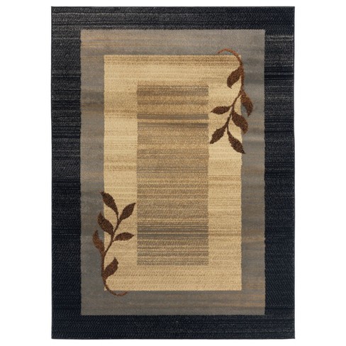 Home Dynamix Royalty Clover Contemporary Geometric Border Area Rug ...