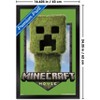 Trends International A Minecraft Movie - Creeper Logo Framed Wall Poster Prints - 3 of 4