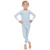BenBen Dark Dinosaurs/Stripes 2 Pack Kids Pajamas - 2 of 3