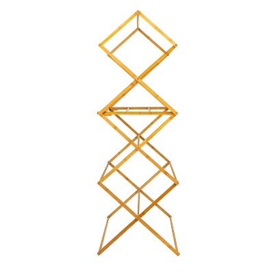 Large Natural Bamboo Collapsible Clothes Drying Rack
