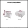 Sapphtopaz 2 PCS/3 PCS Shaggy Faux Fur Comforter Set,Bed Set with 1 Comforter,1/2 Sham,Bedding Set Machine Washable - 3 of 4