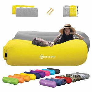 Nevlers Tear-Resistant Inflatable Loungers - Pack of 2 - 1 of 4