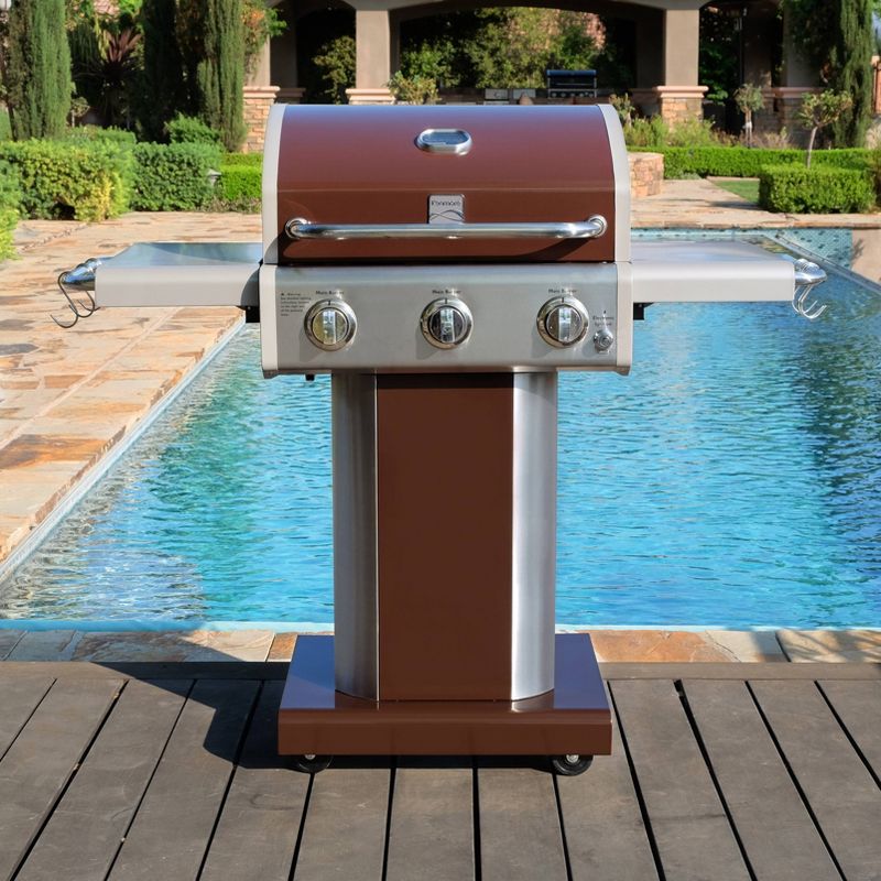 Kenmore 3-Burner Outdoor Gas BBQ Propane Grill, 4 of 15