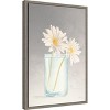 Amanti Art Tranquil Blossoms IV (Daisy) by James Wiens Canvas Wall Art Print Framed 16-in. x 23-in. - 3 of 4