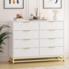 8-Drawer Wooden Dresser with Metal Handles,Sturdy Modern Bedroom Dresser with Deep Drawers,Metal-Framed Wood Chest of Drawers, Sturdy Chest - 2 of 4