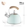 Pinky Up Presley Tea Kettle, Stainless Steel,70 oz - 3 of 4
