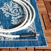 Courtyard CY8668 Power Loomed Stain Resistant Non-Shedding Indoor/Outdoor Rugs - Safavieh - 3 of 4