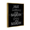 Stupell Industries What Happens In The Bathroom, 21" x 17" - 3 of 4