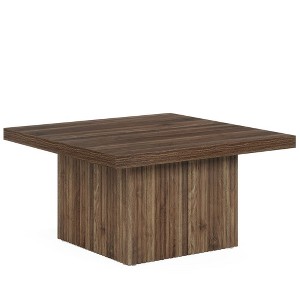 Resenkos Center Coffee Table, Living Room Table,Square Coffee Table, 31.5-Inch Wood Center Table Cocktail Table Brown - 1 of 4