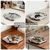 Mber Stainless Steel Jewelry Tray, Ring Holder Jewelry Trinket Dish, Jewelry Decorative Trays Organizer, Jewelry Plate for Necklace Earring Watch Keys - 3 of 4