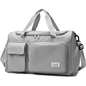 Luupatchy Travel Duffel Bag - with Adjustable Shoulder Strap, Shoe Compartment & Wet Pocket, Waterproof Gym/Yoga/Overnight/Travel Bag - 1 of 4