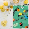Chromoeye Jewels in Teal Cutting Board Rectangle - Deny Designs - 2 of 3