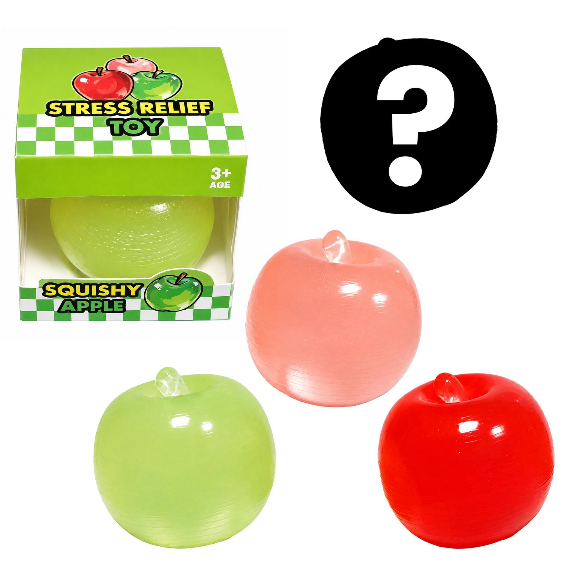 Puka Creations Apple 2-Inch Squishy Stress Reliever | Random Color