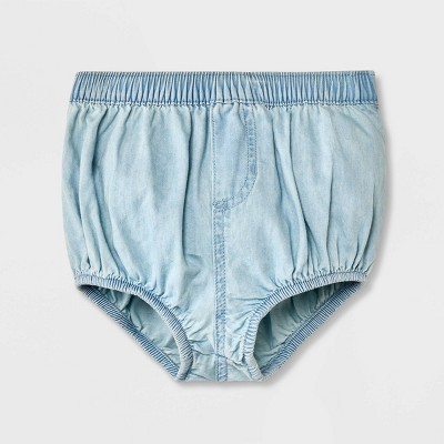 Baby Girls' Denim Shorts - Cat & Jack™ Light Wash 0-3M