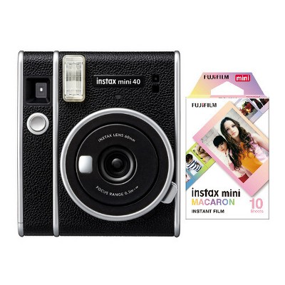 Fujifilm Instax Mini 40 Instant Film Camera with Macaron Instant Film