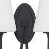 Crystorama Lighting Juno 2 - Light Sconce in  Black Forged - 3 of 4