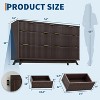 Fluted 7 Drawers Dresser for Bedroom, 54" Wide Modern Chest of Drawers, Wood Storage Cabinet Organizer for Bedroom, Living Room, Hallway - 2 of 4