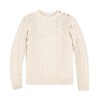 Hope & Henry Women's Cable Knit Fisherman Sweater, X-Small - 4 of 4