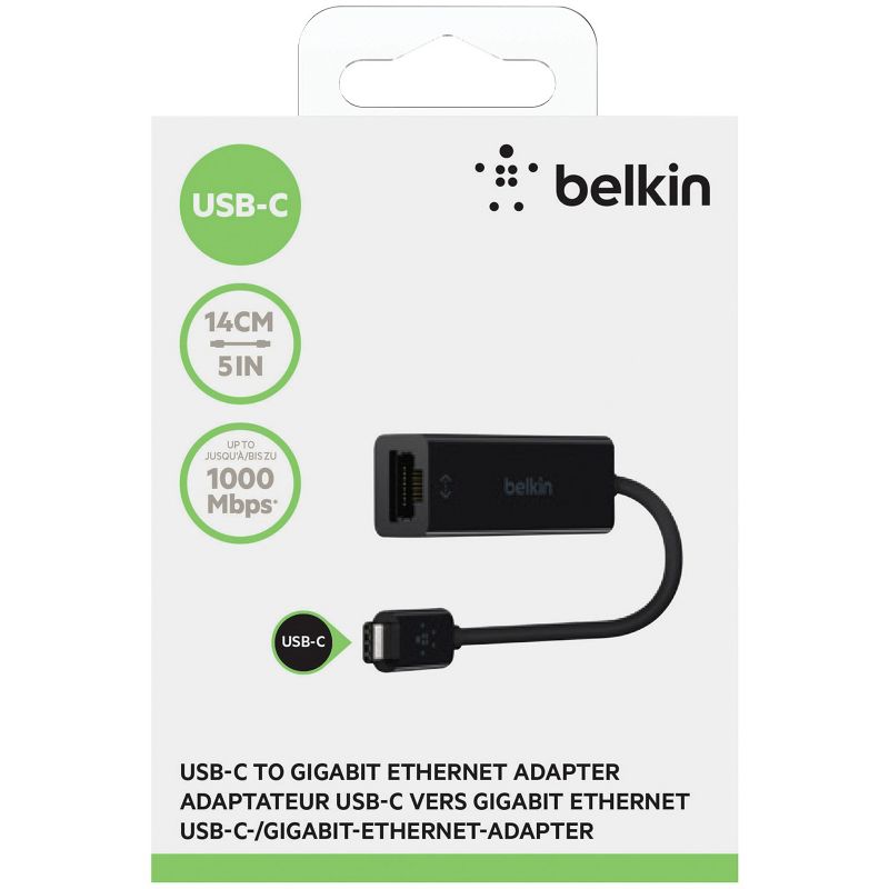 Belkin® USB-C® to Gigabit Ethernet Adapter, 4 of 5