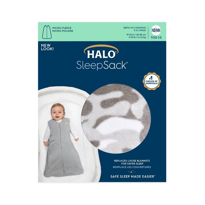 HALO Innovations SleepSack Wearable Blanket Micro Fleece, 4 of 6