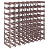 vidaXL Wine Rack for 72 Bottles Brown Solid Wood Pine - 2 of 4