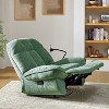 Franco Modern Upholstered Manual Swivel Rocker Recliner with Phone Holder - 2 of 4