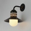 Maxim Lighting Admiralty 1 - Light Wall Light in  Black/Antique Brass - 3 of 4