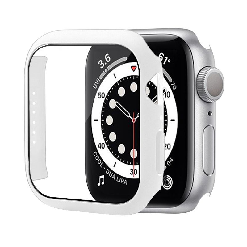 Link Rugged Apple Watch Bumper With Built Tempered Glass Screen Protector Hard PC Slim Case 40/45mm For Apple Watch Series 4/5/6/SE, 2 of 3