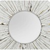 Distressed Modern Farmhouse Wood Wall Mirror White - StyleCraft: Antiqued Glass, Fir & MDF Frame - 2 of 3